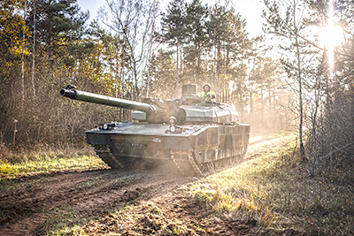 Photo du Char Leclerc, véhicules conçu par Nexter