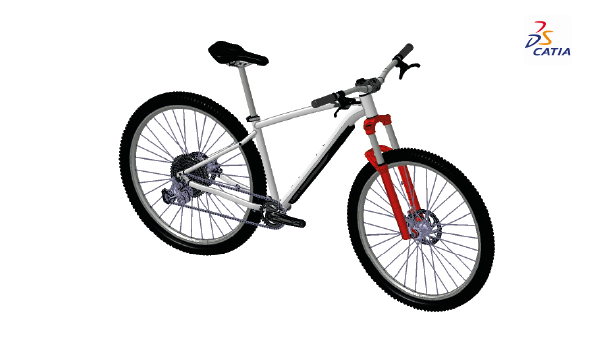 Maquette numérique d’un Vélo tout-terrain sous Catia V5